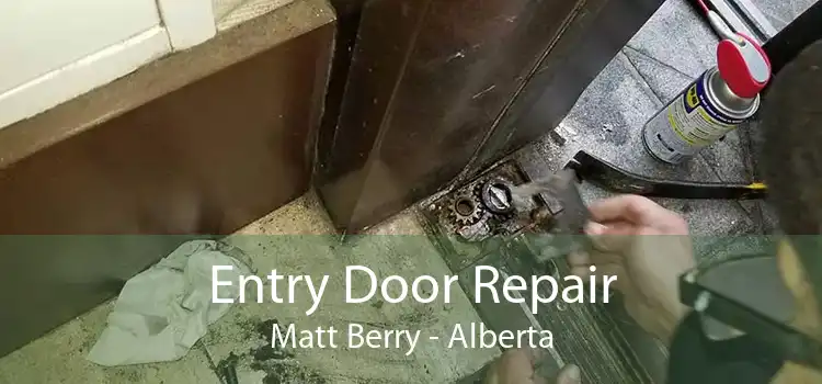 Entry Door Repair Matt Berry - Alberta