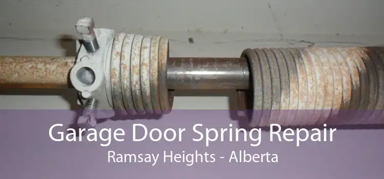 Garage Door Spring Repair Ramsay Heights - Alberta