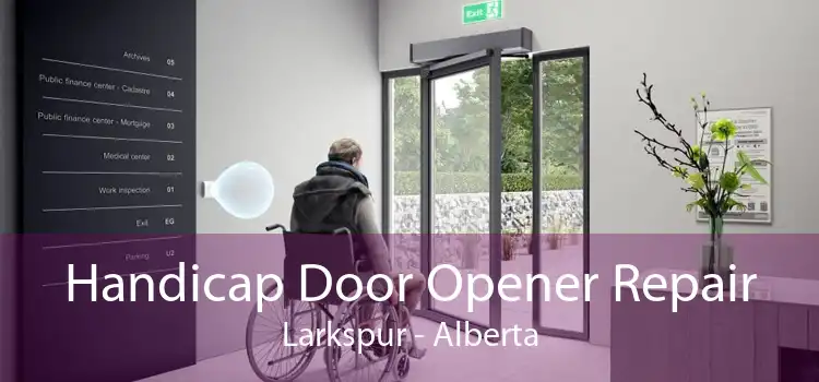 Handicap Door Opener Repair Larkspur - Alberta