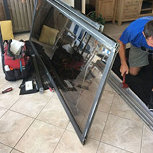 sliding glass door frame repair Lansdowne